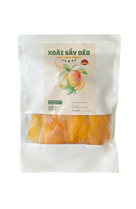 Soft Dried Mango – Vegan Snack - Xoài sấy dẻo